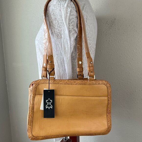 NWT M.C. Leather Shoulder Bag - Picture 6 of 14